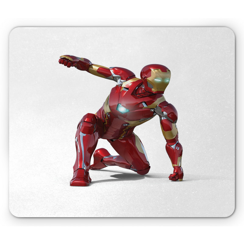 Robot Hero Costume Mouse Pad