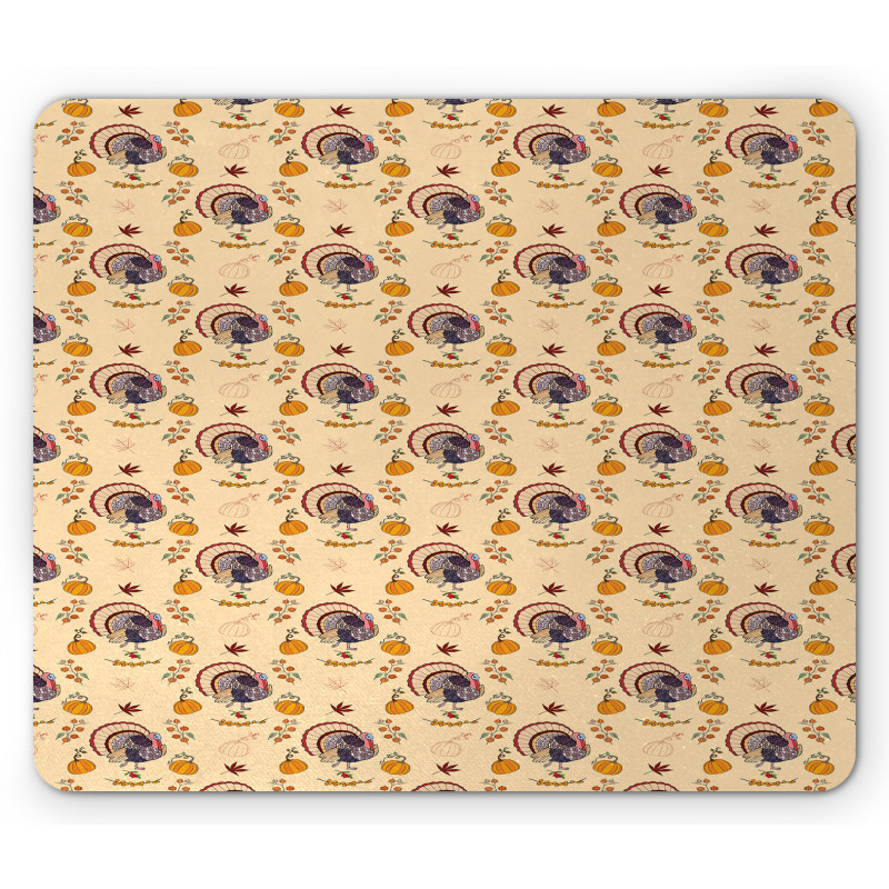 Turkey Pumpkin Mouse Pad