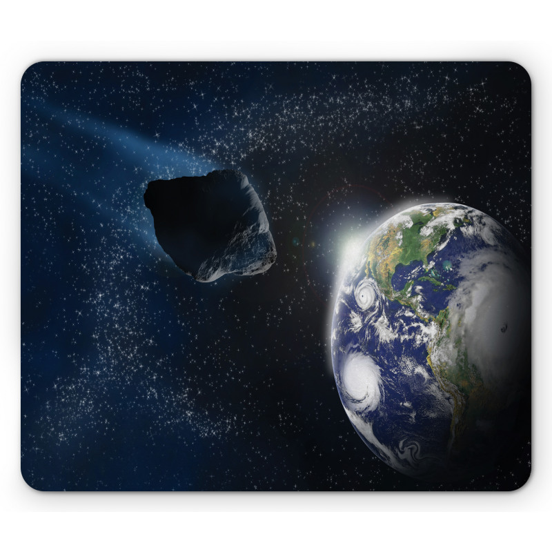 Asteroid Rocky Space Mouse Pad