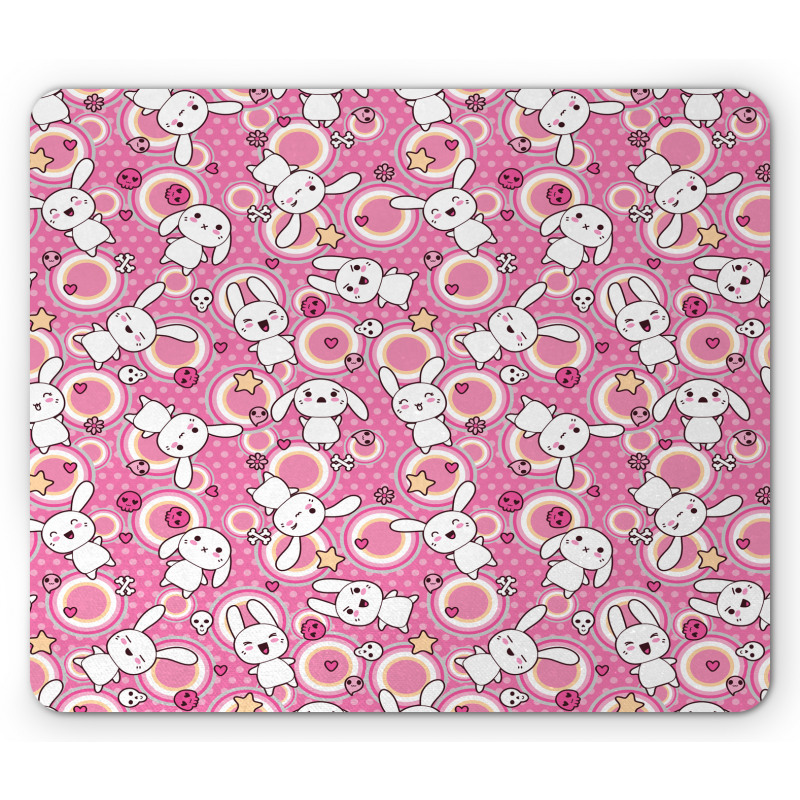 Rabbits Kids Humor Mouse Pad