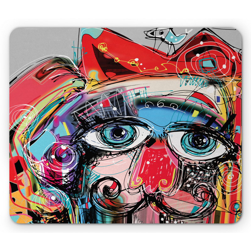 Grafitti Sketchy Paint Mouse Pad