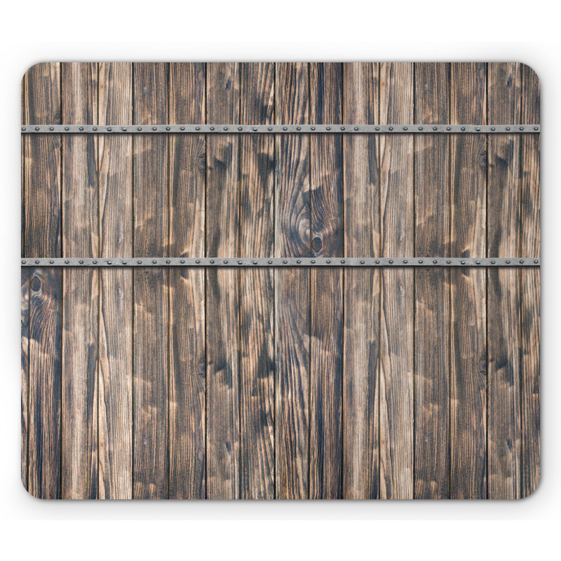 Long Farmhouse Planks Mouse Pad