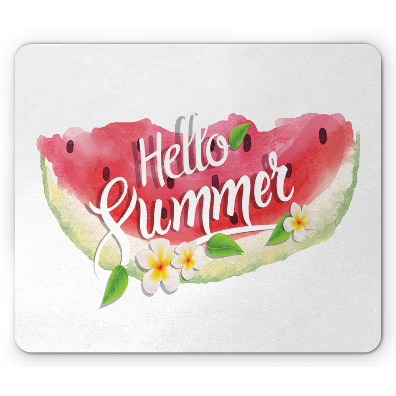 Summer Welcome Words Mouse Pad