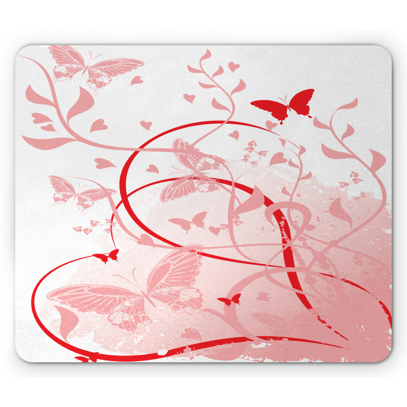 Swirls Lines Mouse Pad