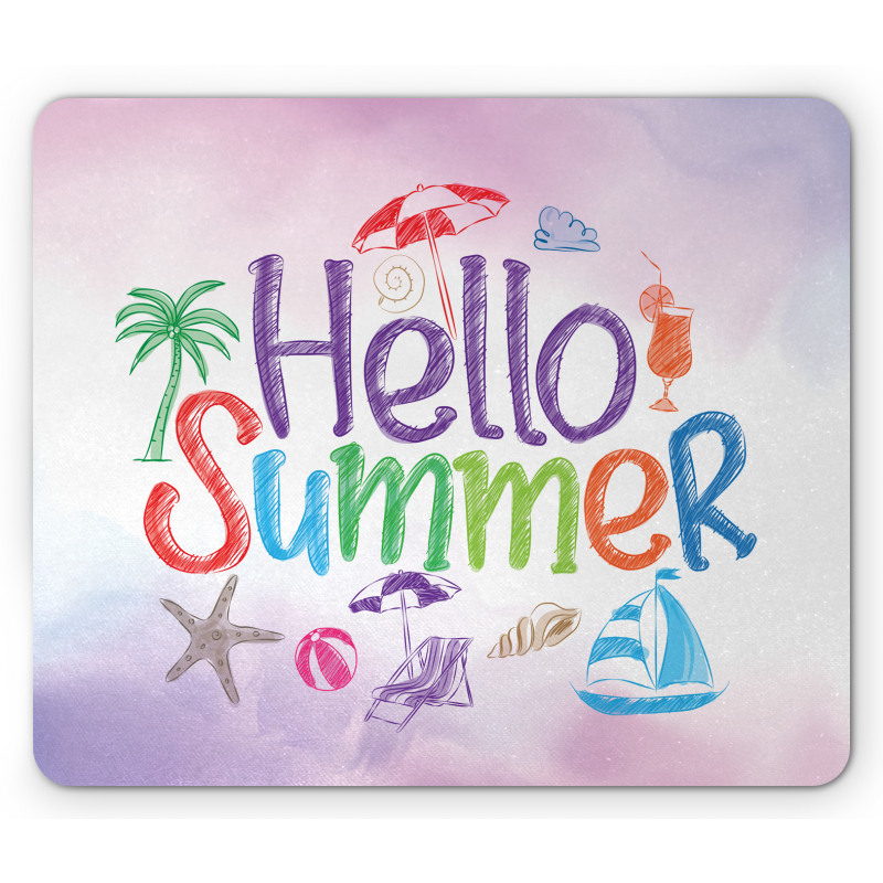 Summer Motivational Mouse Pad