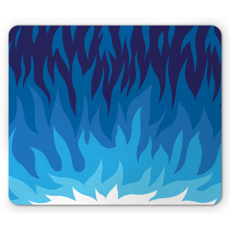 Abstract Gas Flame Fire Mouse Pad