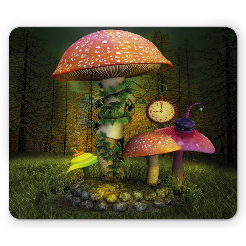 Giant Mushroom and Elve Mouse Pad