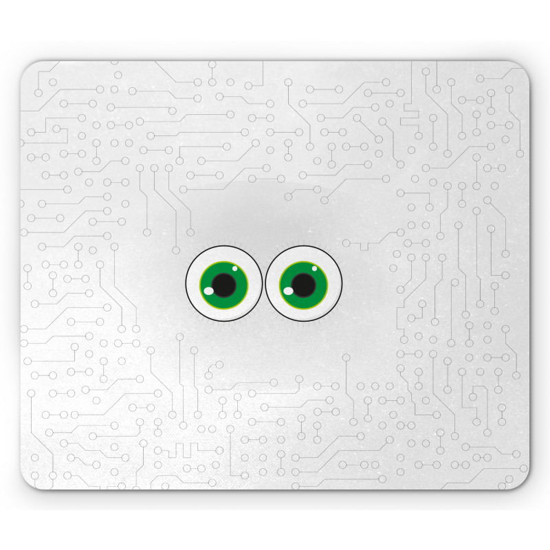 Eye Form Digital Picture Mouse Pad