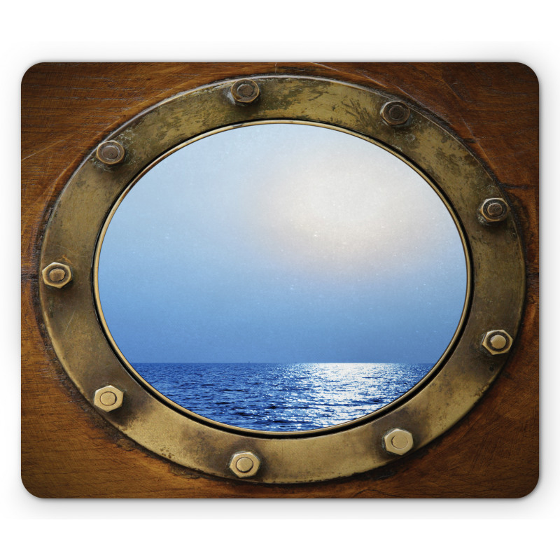 Port Ship Window Theme Mouse Pad