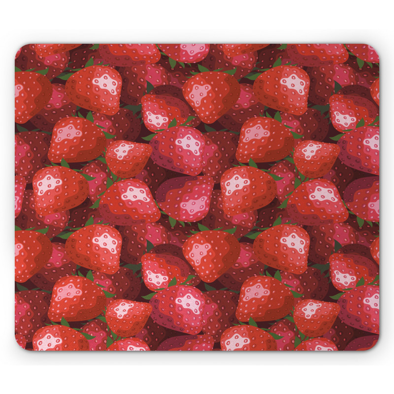Strawberries Ripe Fruits Mouse Pad