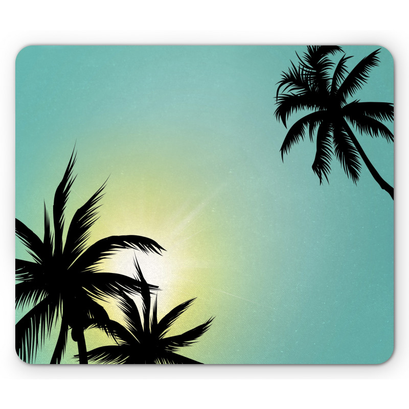 Hawaiian Miami Beach Sun Mouse Pad