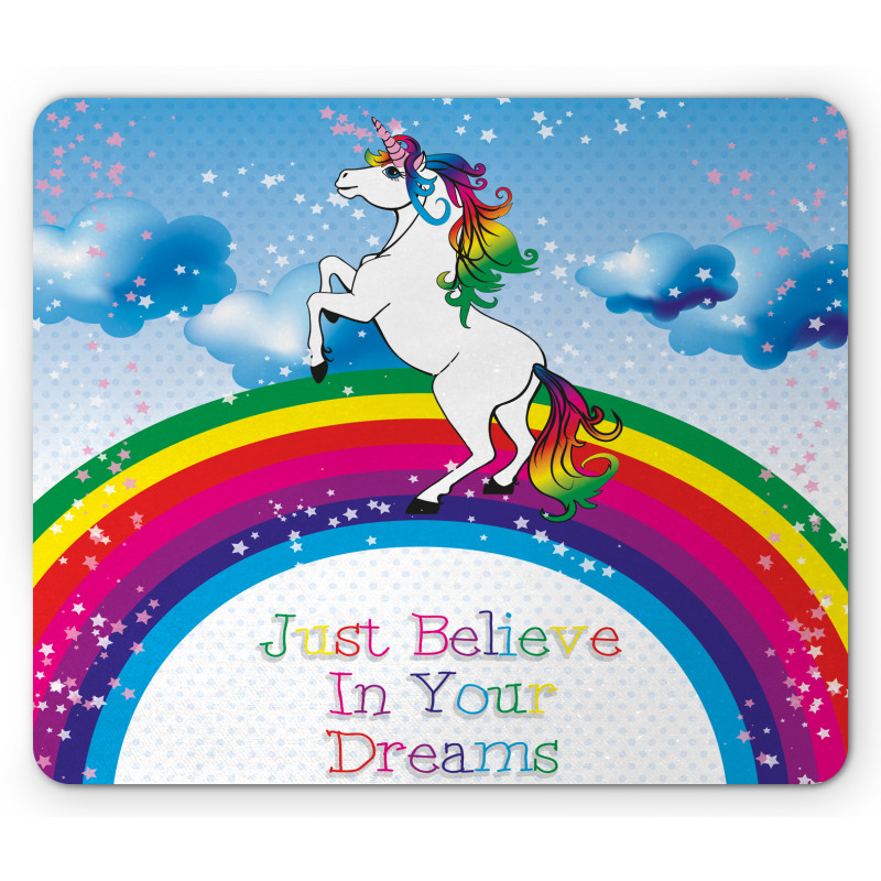 Unicorn Rainbow Fantasy Mouse Pad