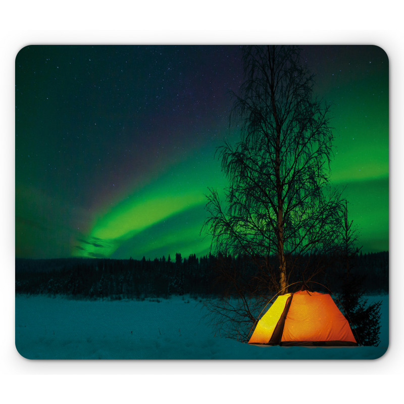 Camping Tent Field Mouse Pad