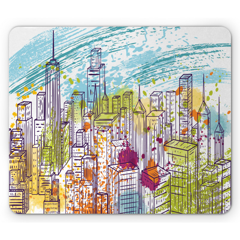 Landscape Skyscrapes Mouse Pad