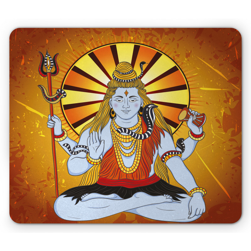 Figure Idol Grunge Style Mouse Pad