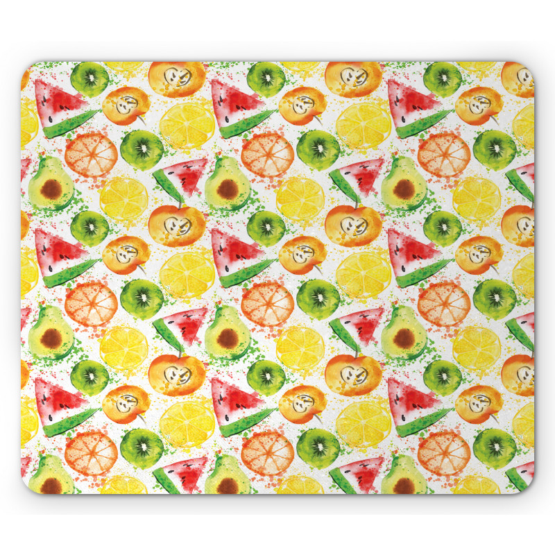 Watermelon Kiwi Avocado Mouse Pad