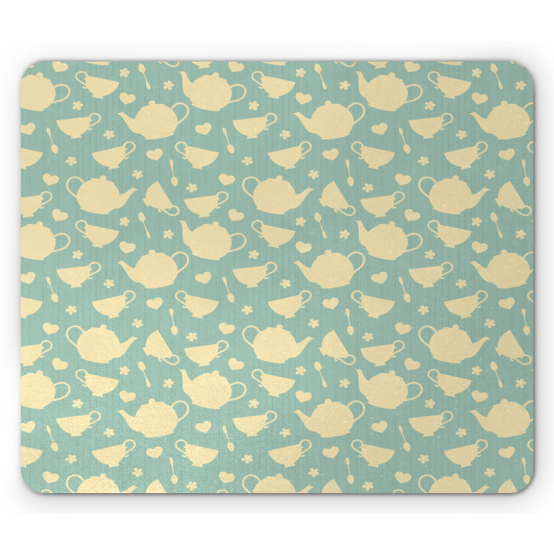 Tea Cup Teapot British Mouse Pad