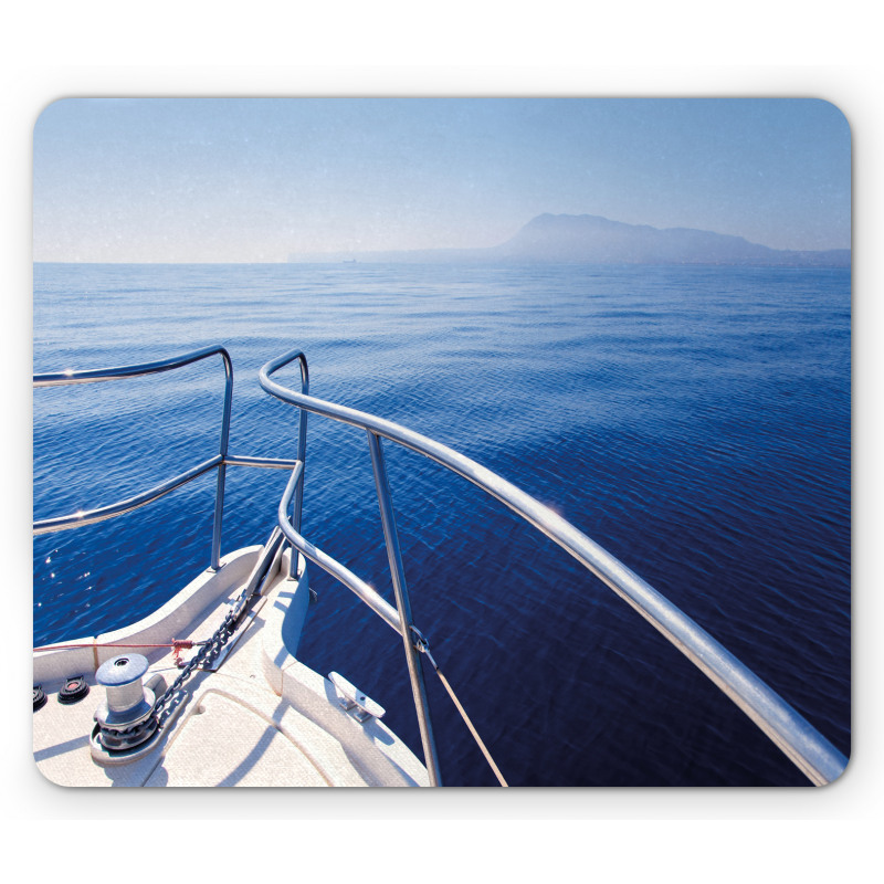 Boat Yacht Ocean Scenery Mouse Pad