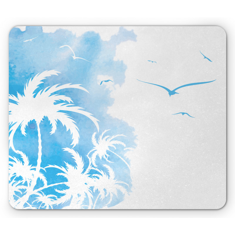 Island Palms Abstract Mouse Pad