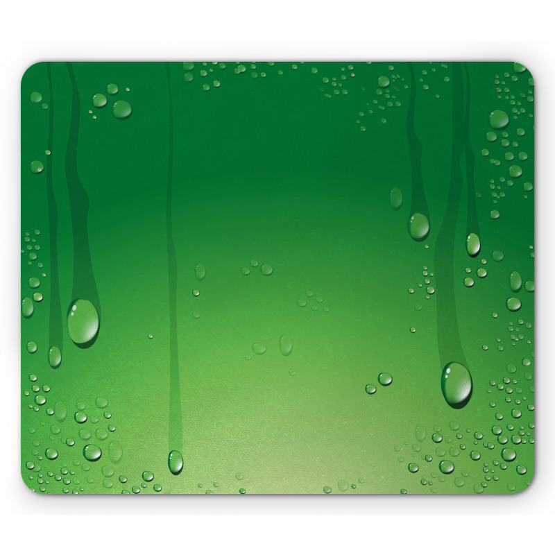 Abstract Art Water Drops Mouse Pad