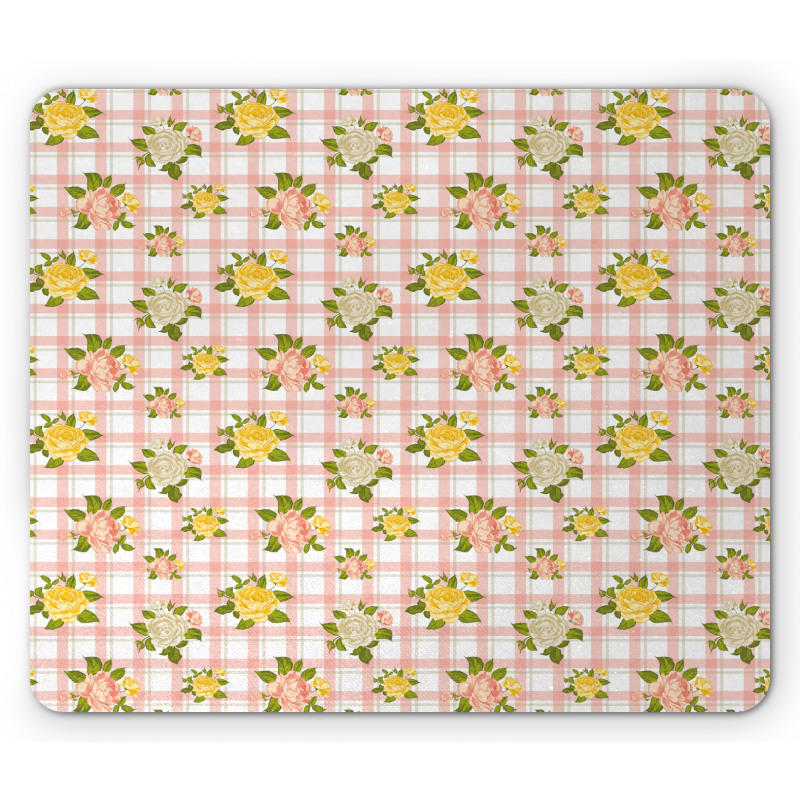 Colorful Roses Mouse Pad