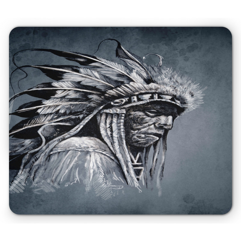 Tribe Chief Artwork Mouse Pad