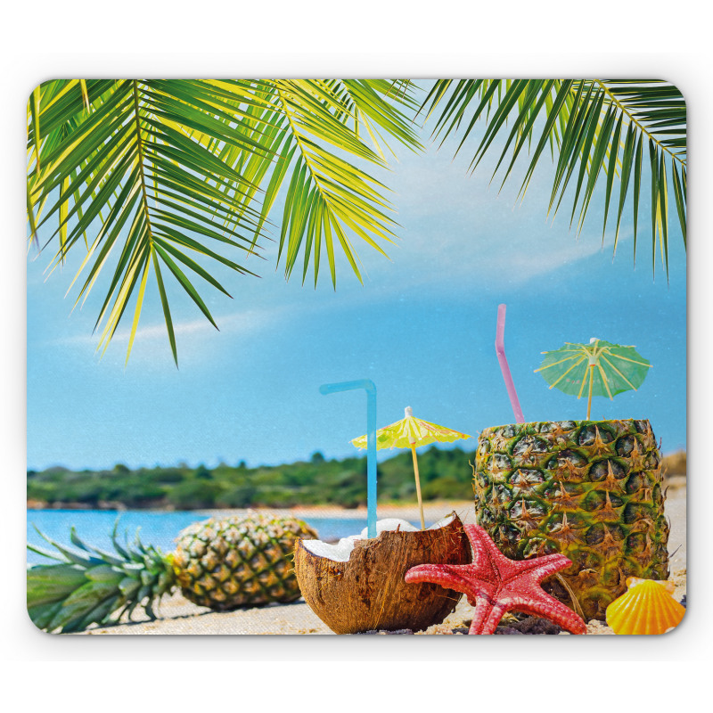 Coconut Pineapple Summer Mouse Pad