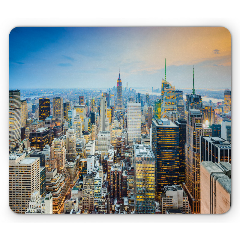 Aerial View New York City Mouse Pad