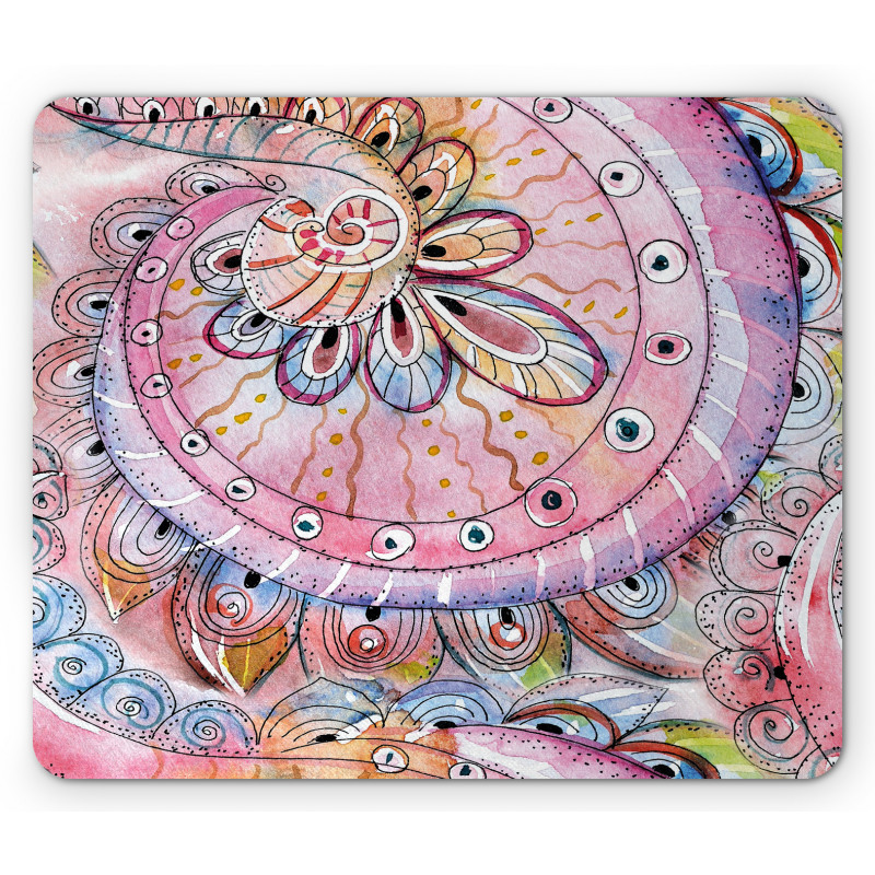 Watercolor Effects Art Mouse Pad