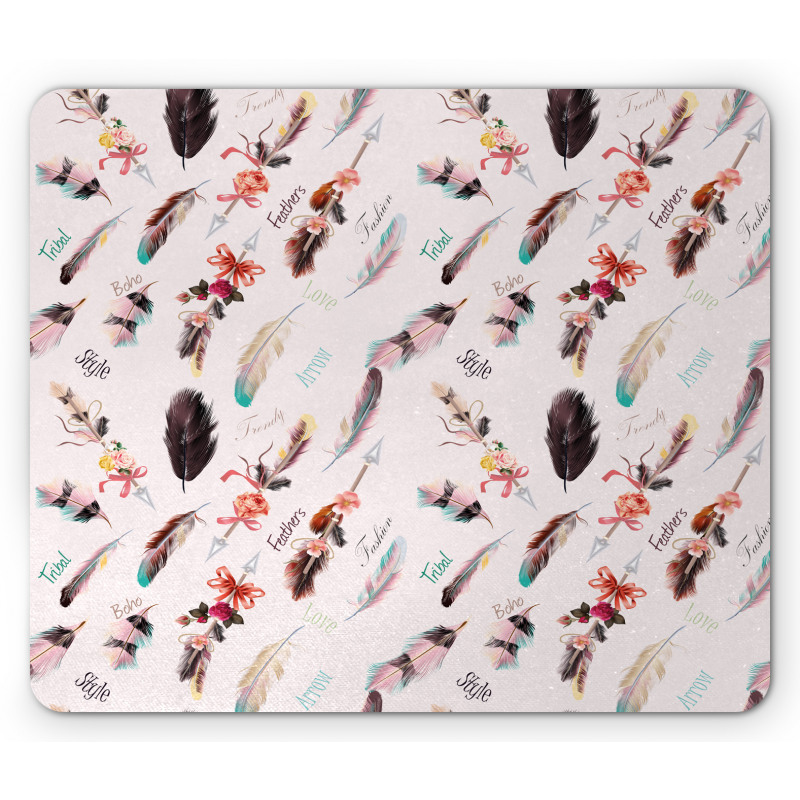 Fashion Feathers Mouse Pad