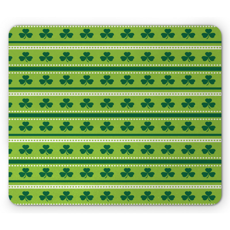 Traditional Irish Clovers Mouse Pad