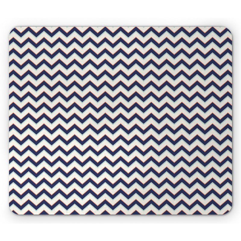 Geometric Retro Funky Mouse Pad