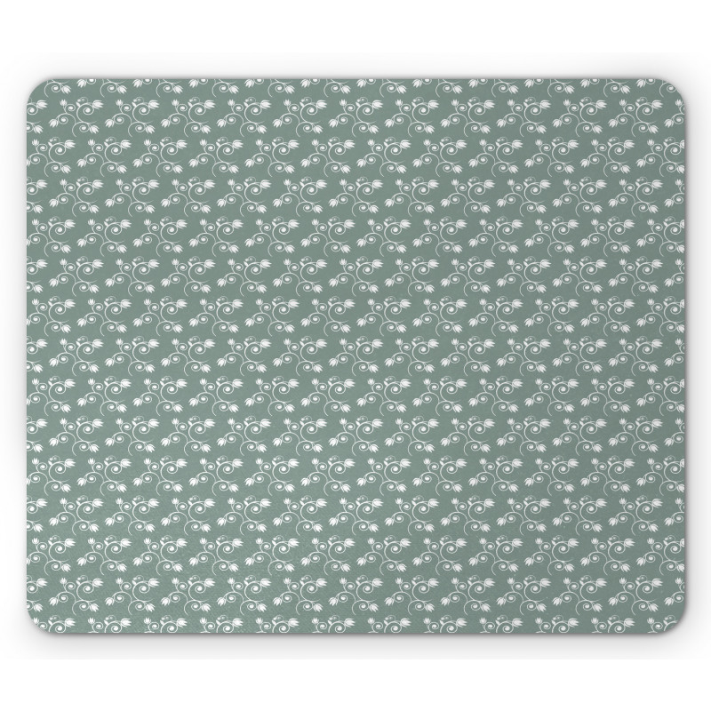 Tulip Twigs Buds Mouse Pad