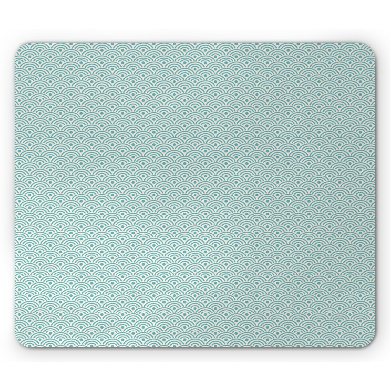 Eastern Ocean Inspired Mouse Pad