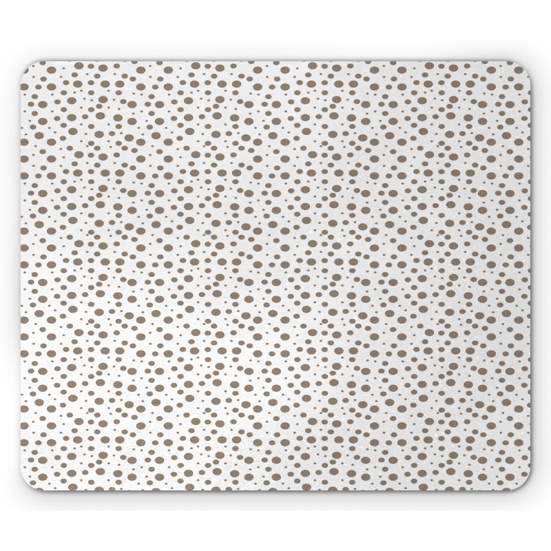 Big Small Drops Spots Mouse Pad