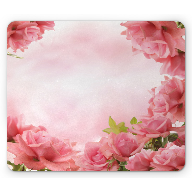 Romantic Roses Bridal Mouse Pad