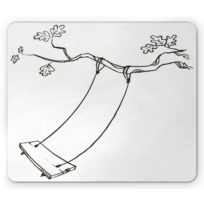 Sketchy Tree Swing Joy Mouse Pad