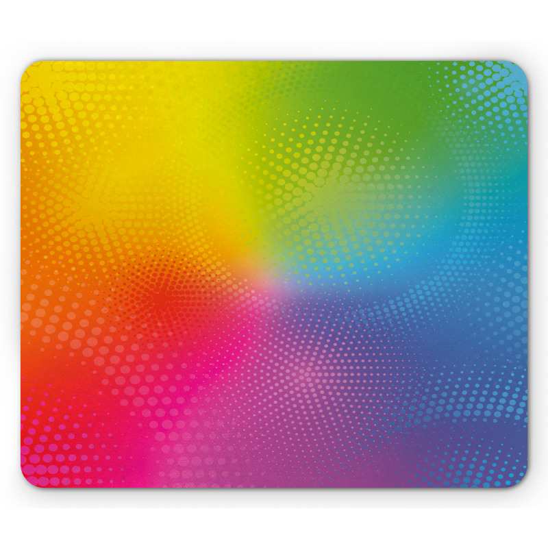 Vibrant Radiant Colors Mouse Pad