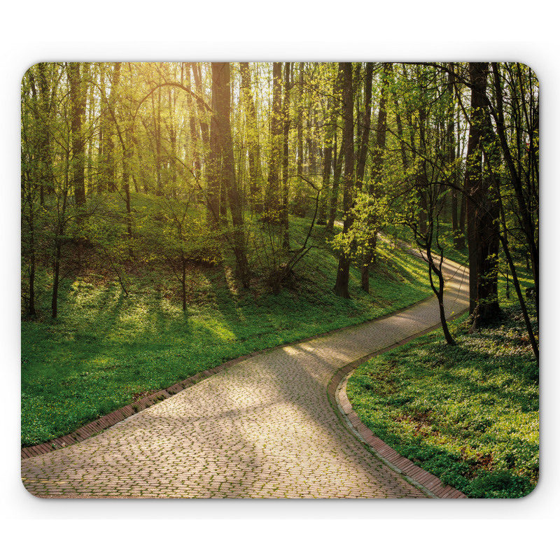 Footpath Green Park Mouse Pad