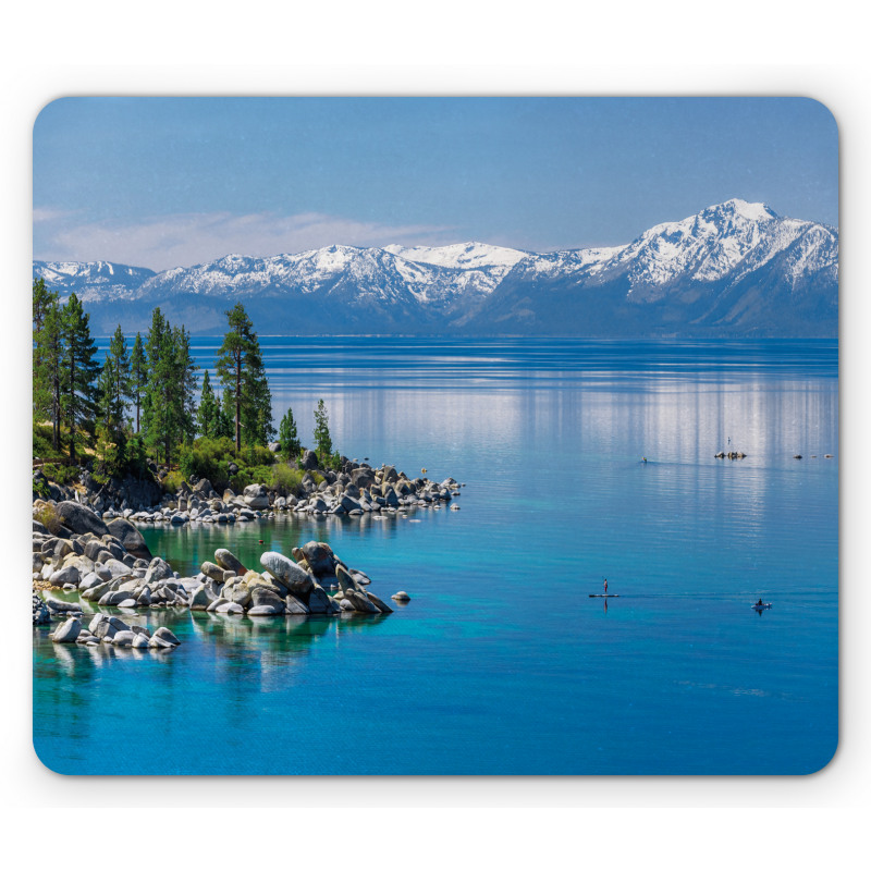 Blue Water Lake Tahoe Mouse Pad