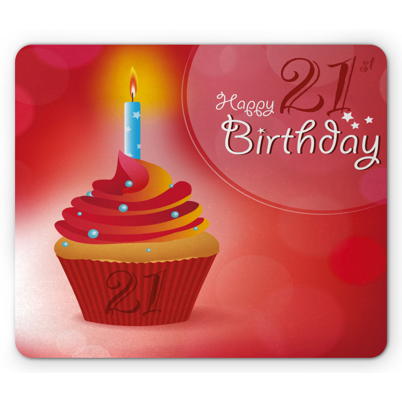 Abstract Birthday Mouse Pad