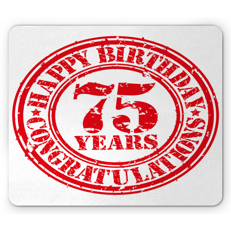 Aged Display Stamp Mouse Pad