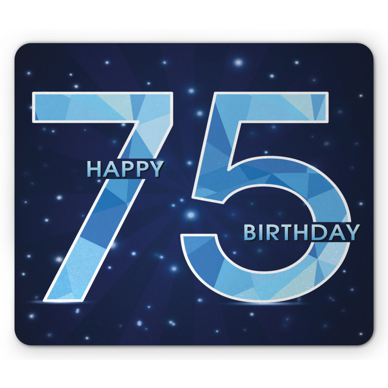 Birthday Theme Stars Mouse Pad