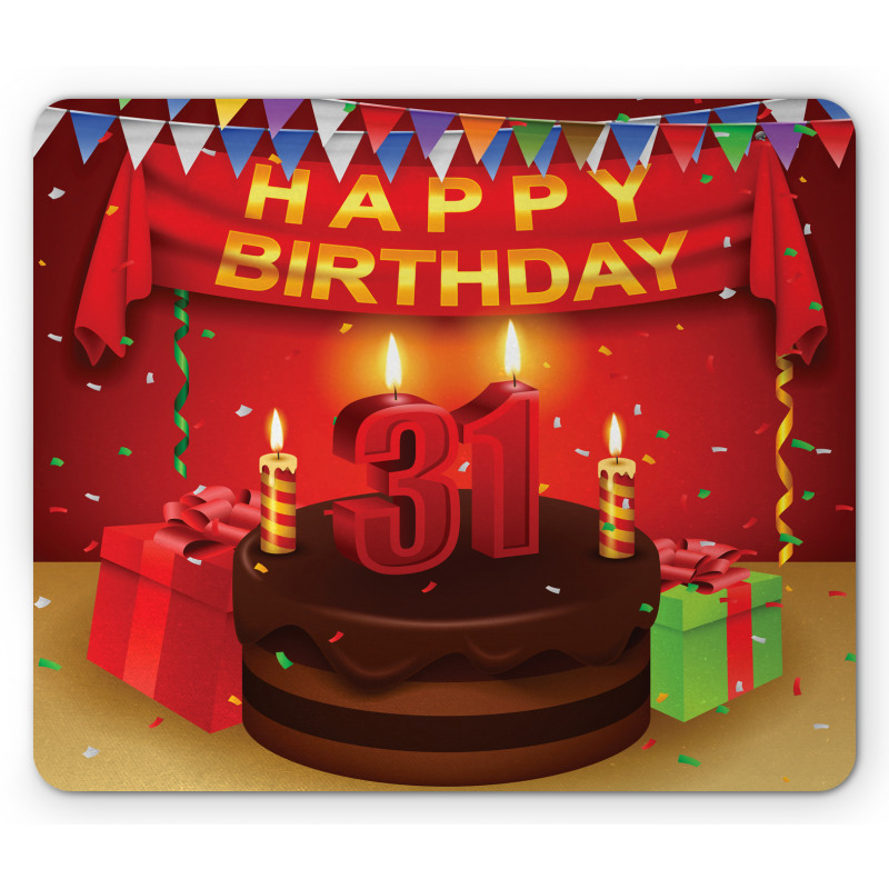 Cake Birthday Mouse Pad