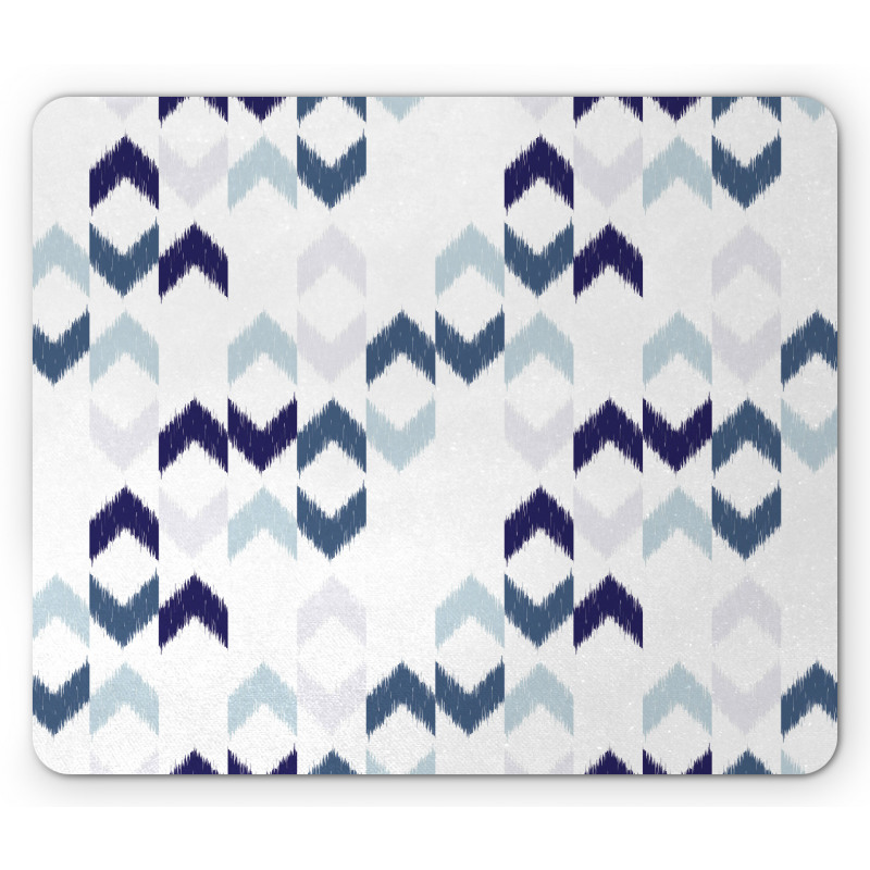 Ikat Chevron Zig Zag Mouse Pad