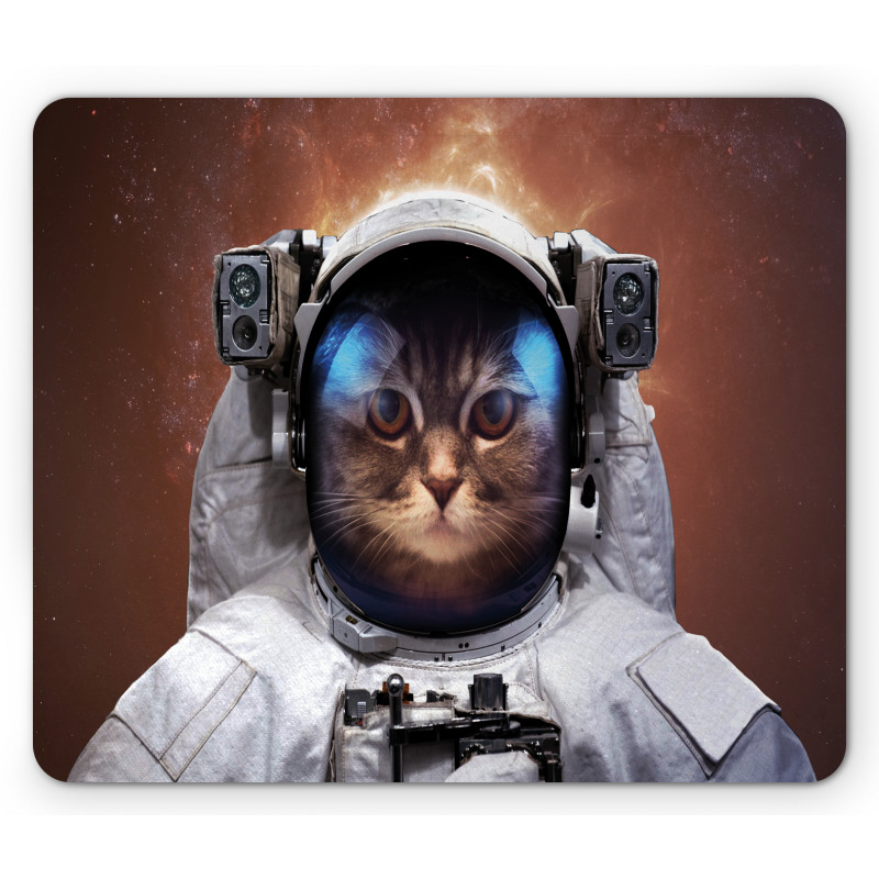 Kitten in Milkyway Mouse Pad