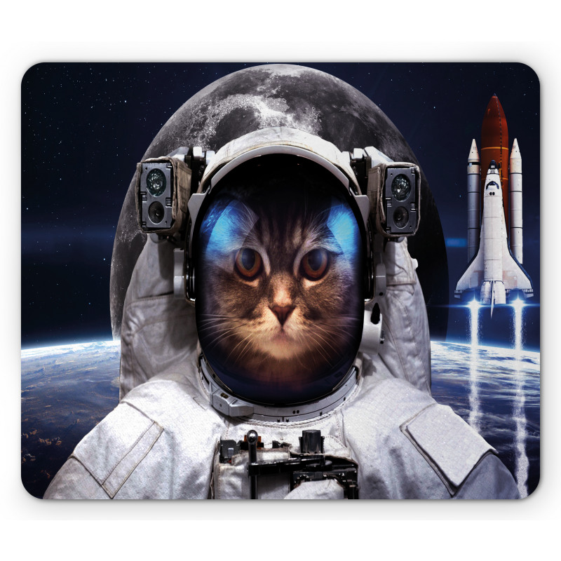 Space Traveller Pet Mouse Pad
