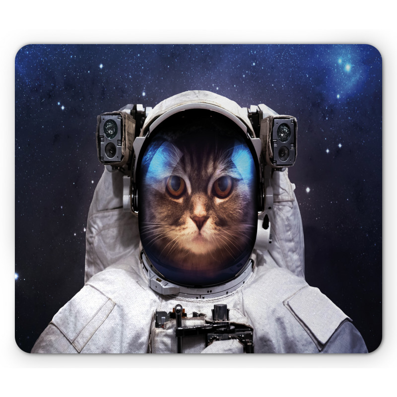 Kitty Suit in Cosmos Mouse Pad