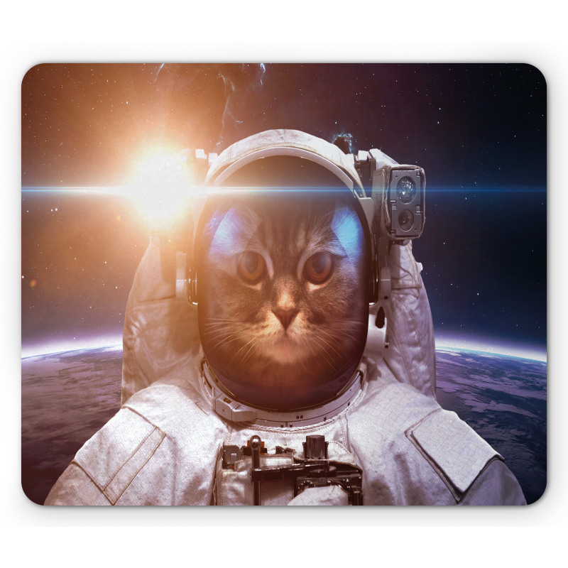 Kitty Lunar Eclipse Mouse Pad