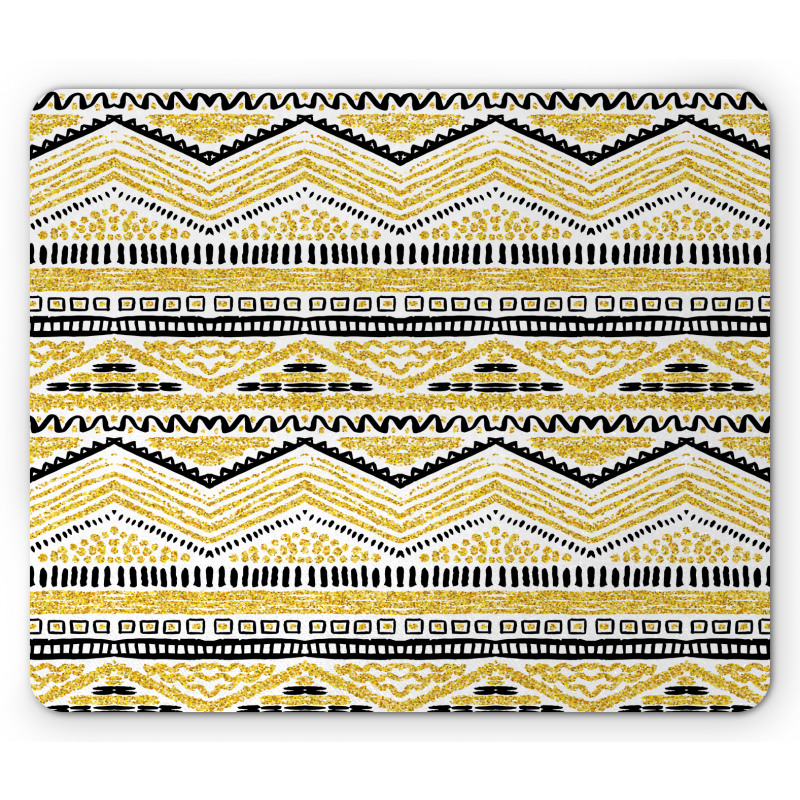 Zig Zag Lines Mouse Pad